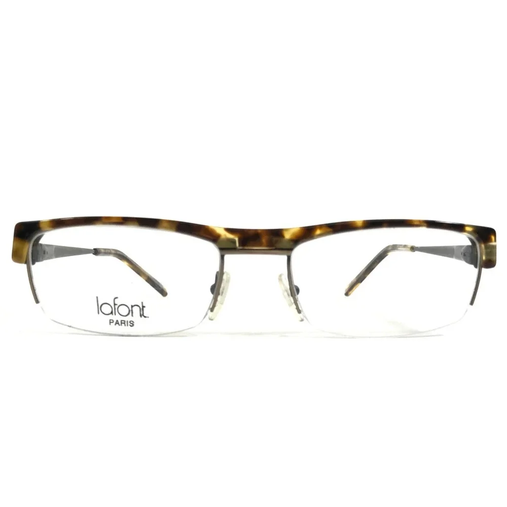 Jean Lafont Eyeglasses Frames BARYTON 532 Tortoise Gold Rectangle 55-19-144